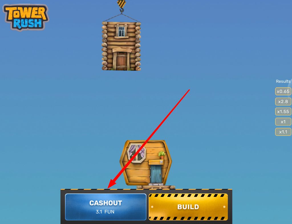 Tower Rush в приложении Mostbet: момент кэшаута